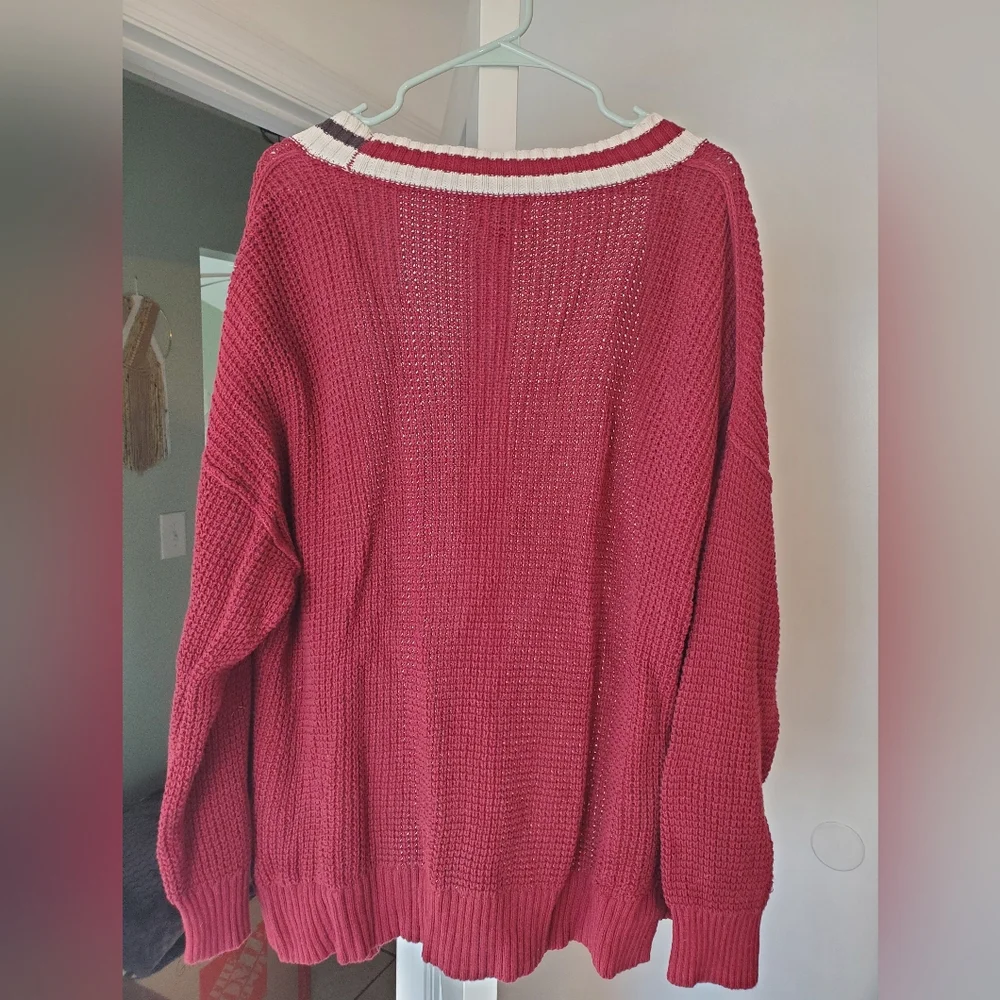 Universal Thread Knit Collegiate Cardigan - Picture 8 of 9